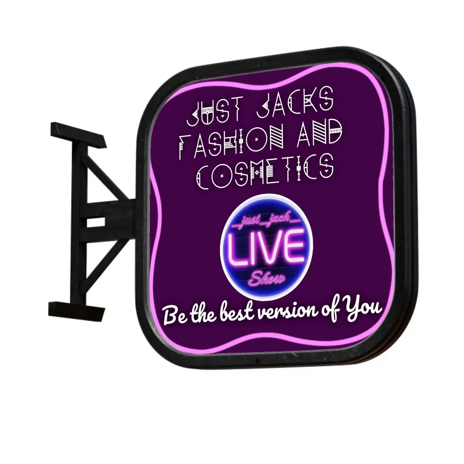 Just Jacks Fashion And Cosmetics Sign